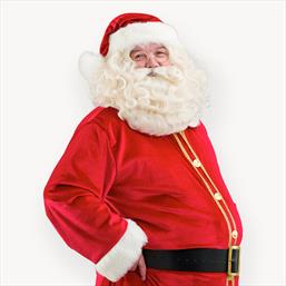 Premium Santa Claus Beard + Wig Set