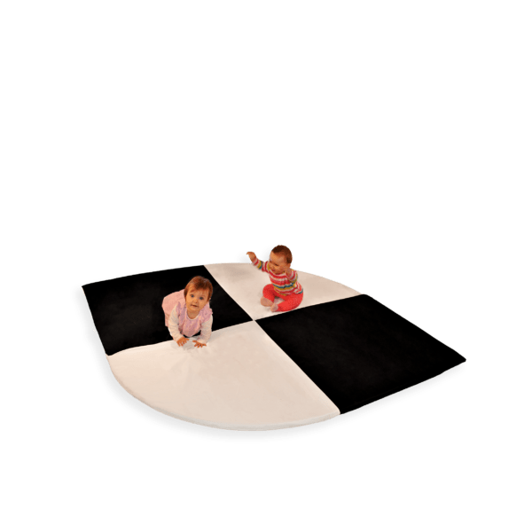 Black & White Baby Care Corner Mat