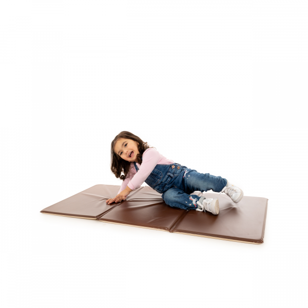 Value Sleep Mat - Brown & Cream - Image 4