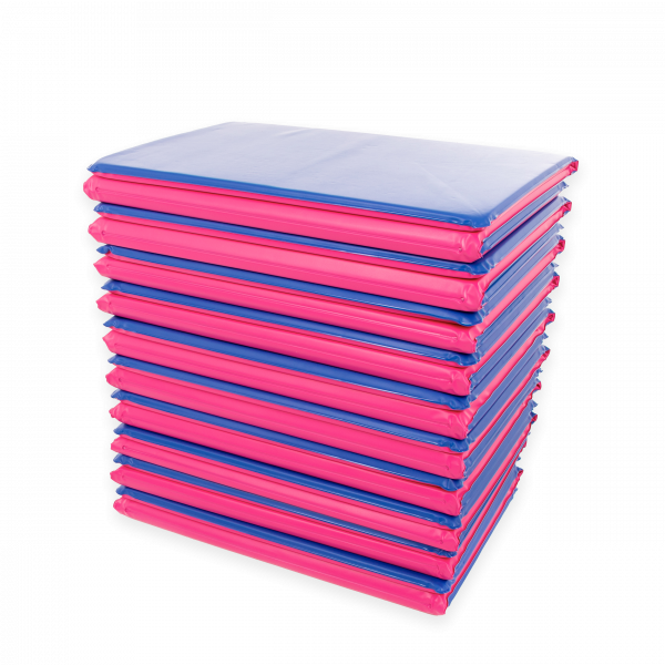 Blue & Pink Value Sleep Mat - Set of 10