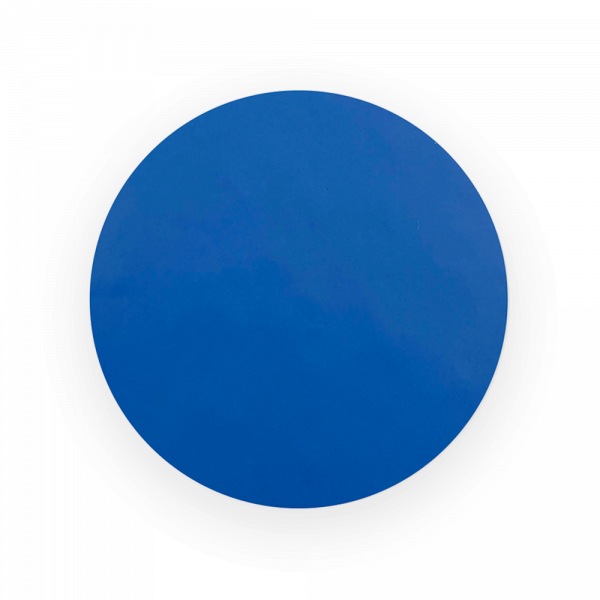 Blue Circular Tablecloth