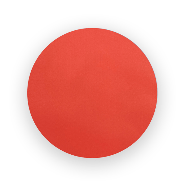 Red Circular Tablecloth