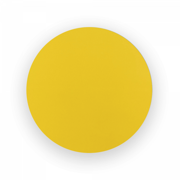 Yellow Circular Tablecloth