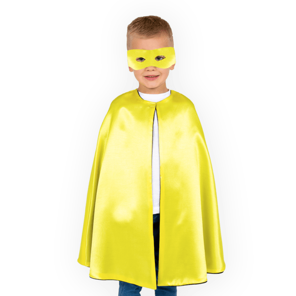 Reversible Superhero Cape Set - Yellow & Black