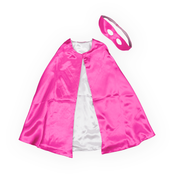 Reversible Superhero Cape Set - Pink & silver - Image 2