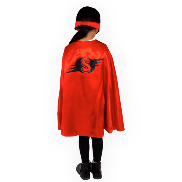 Reversible Superhero Cape Set - Red & Blue - Image 3