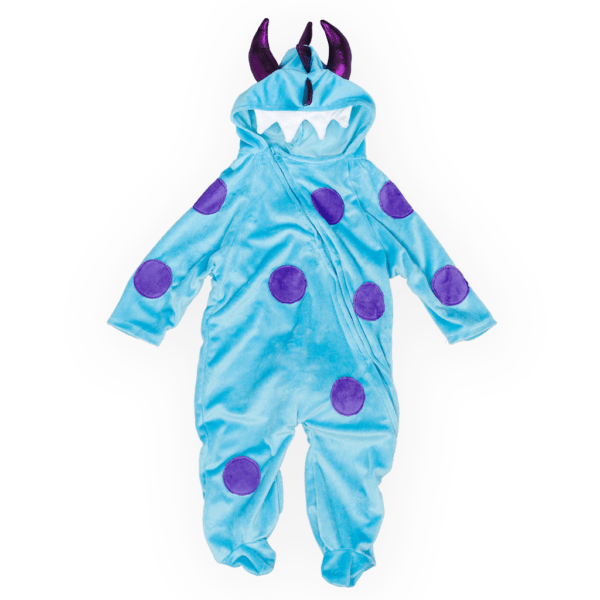 Little Monster Onesie - Blue - Image 5