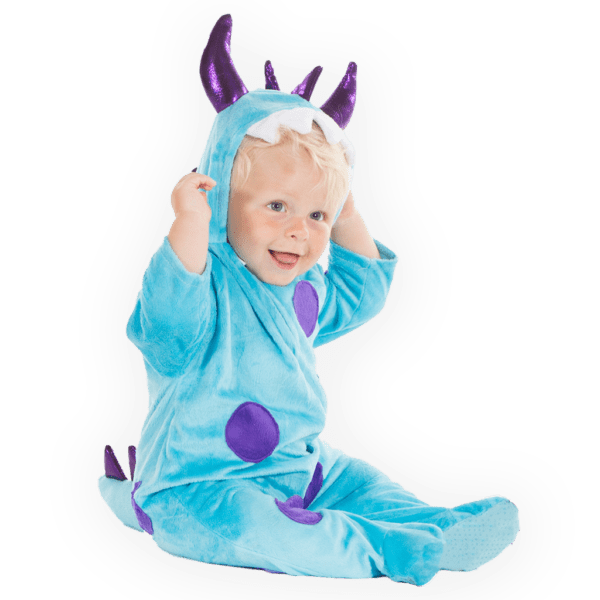 Little Monster Onesie - Blue