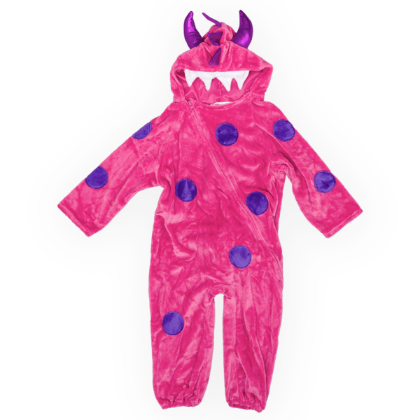 Little Monster Onesie - Pink - Image 5