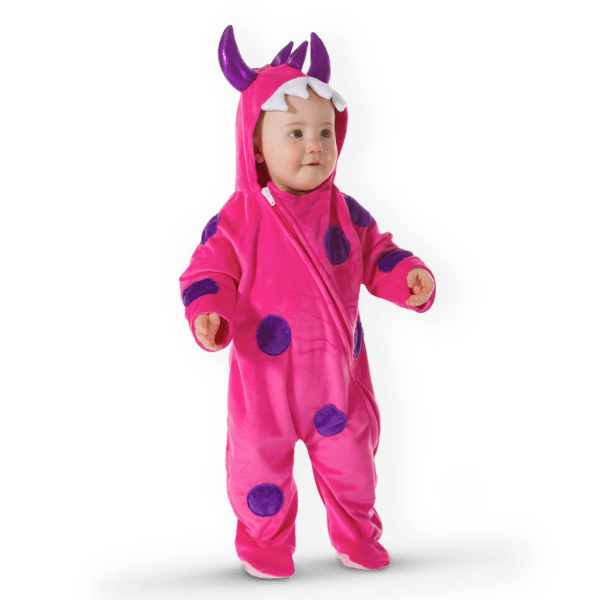 Little Monster Onesie - Pink