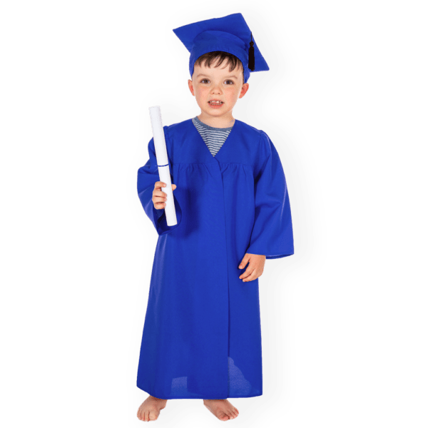 Graduation Gown Uniform Set - Blue