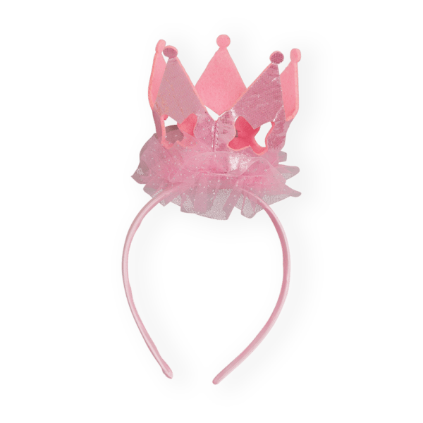 Pink Crown Headband