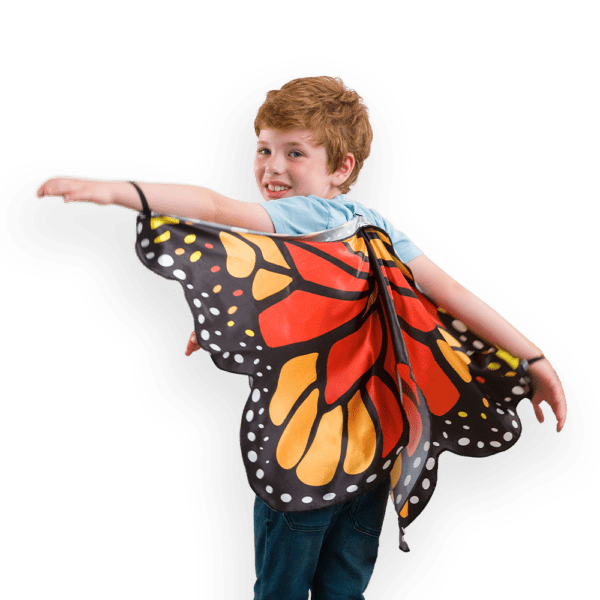 Butterfly Wings Cape - Orange