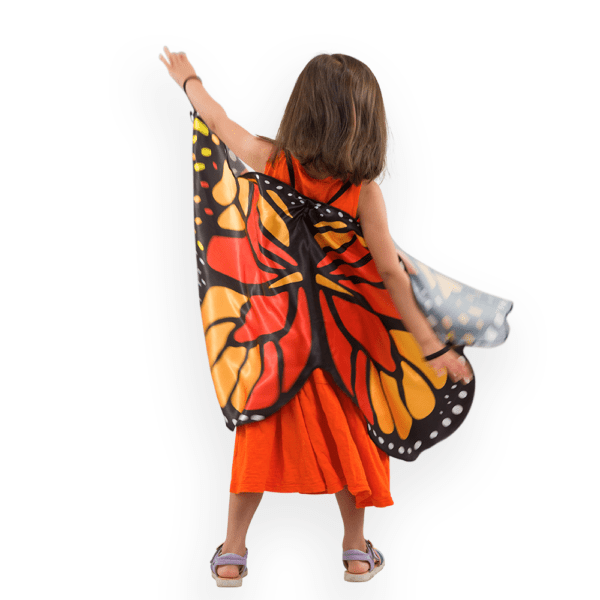 Butterfly Wings Cape - Orange - Image 3