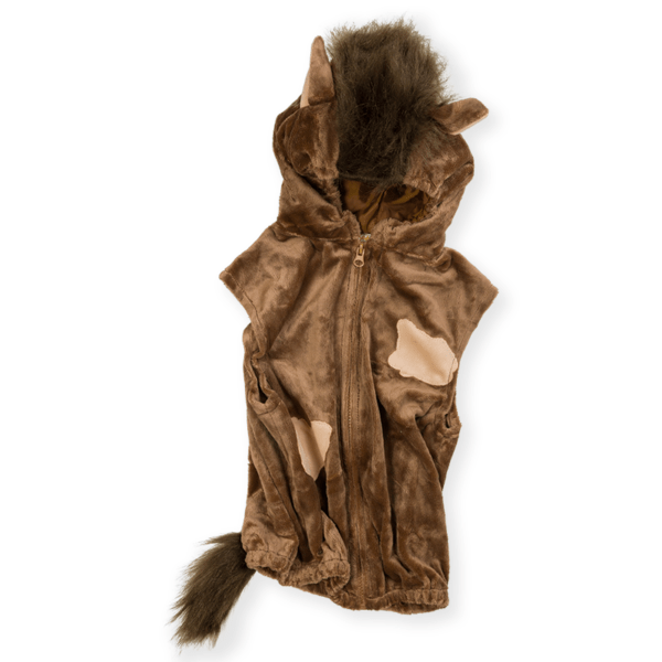 Product Image of Kids Horse Costume. Showing the quality of the soft plush velour material and costume details