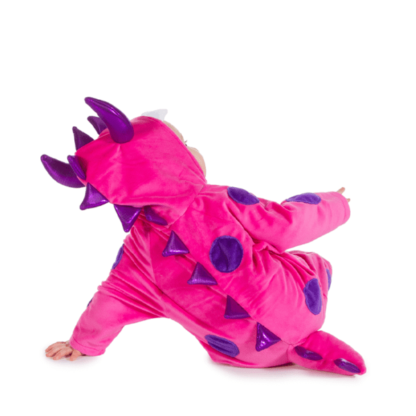 Little Monster Onesie - Pink - Image 3