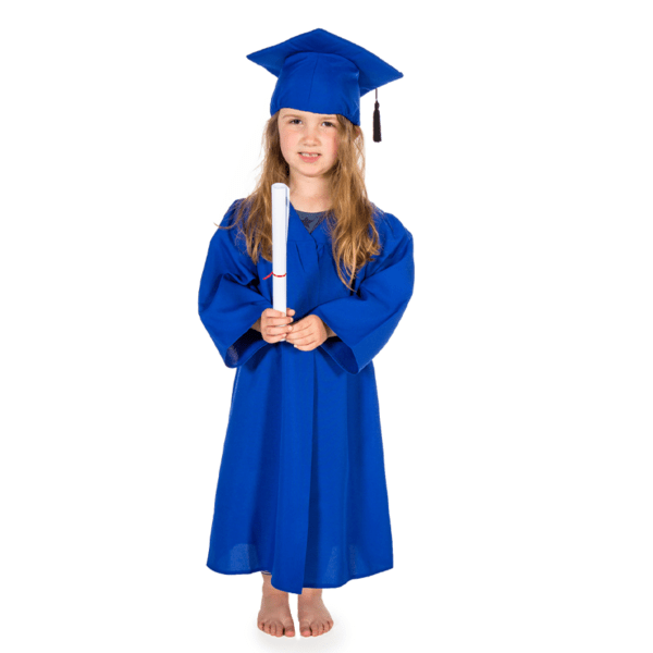 Graduation Gown Uniform Set - Blue - Image 2