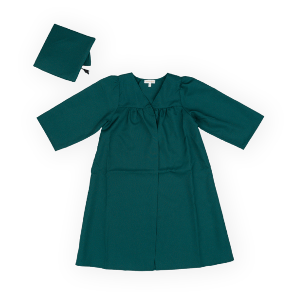 Graduation Gown Uniform Set - Green - Image 3