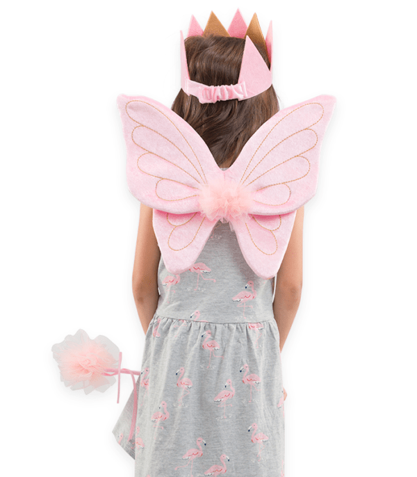 Pink Shimmer Fairy Accessory Set - Image 3