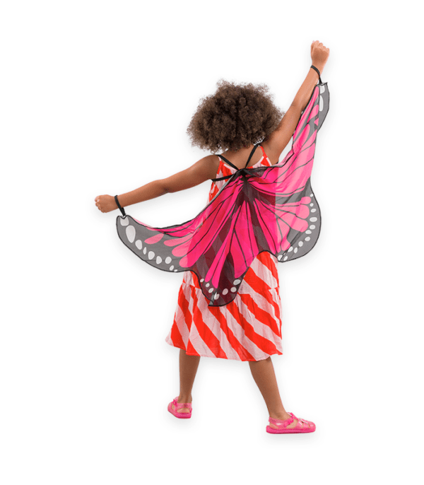 Butterfly Wings Cape - Pink - Image 2