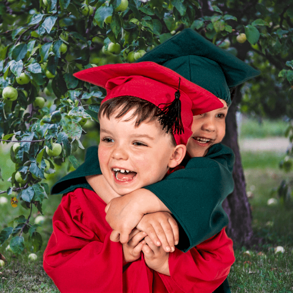 Graduation Gown Uniform Set - Red - Image 4