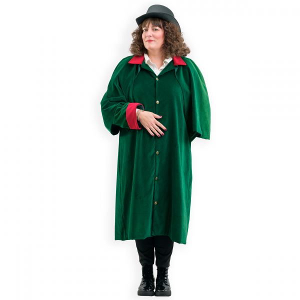 Adult Christmas Carriage Cloak and Hat - Image 2