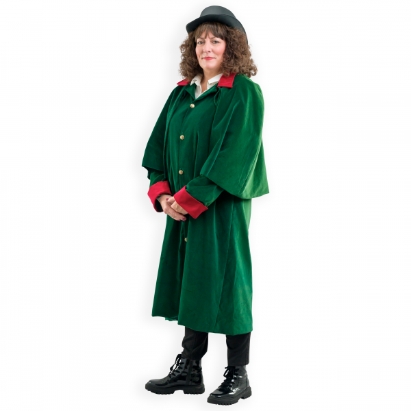 Adult Christmas Carriage Cloak and Hat - Image 3