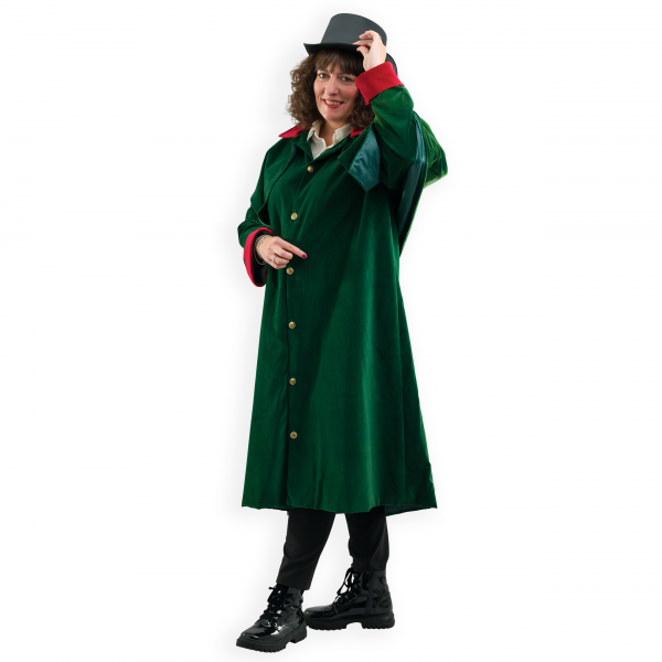 Adult Christmas Carriage Cloak and Hat - Image 4