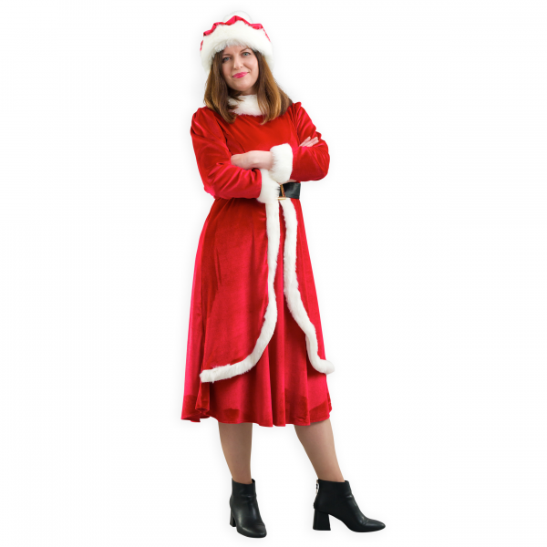 Adult Mrs Claus Outfit - Image 2