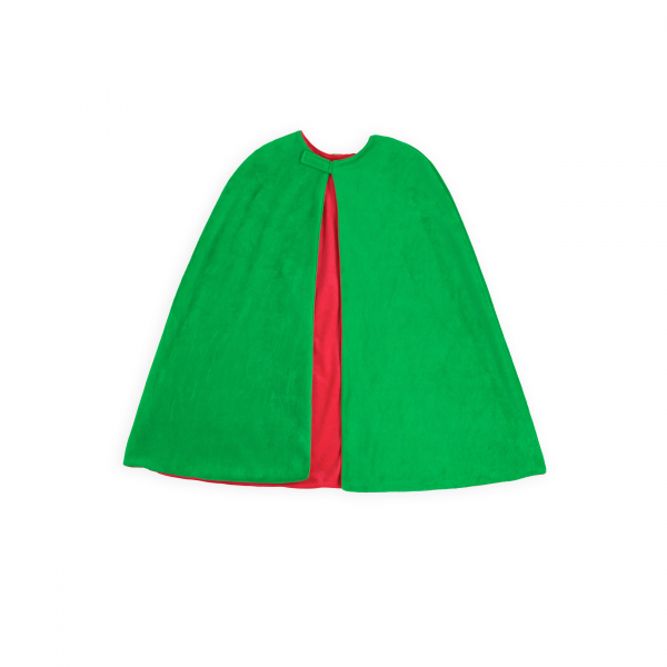 Adult Reversible Elf Christmas Cape - Image 4