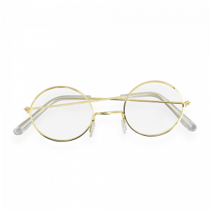 Santa Claus Gold Glasses