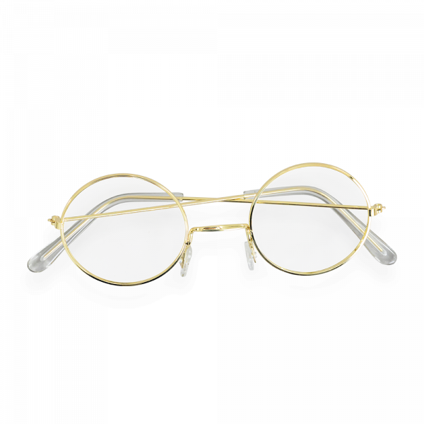 Santa Claus Gold Glasses